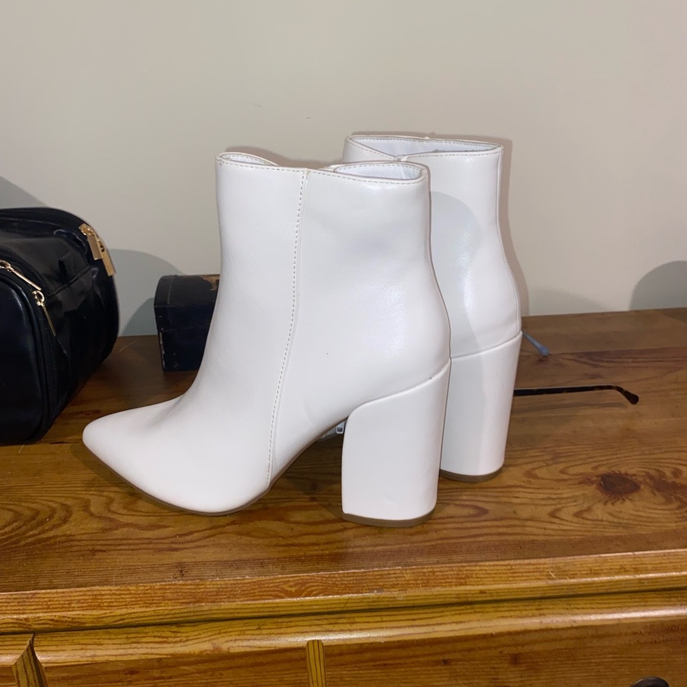 White Ankle Boots